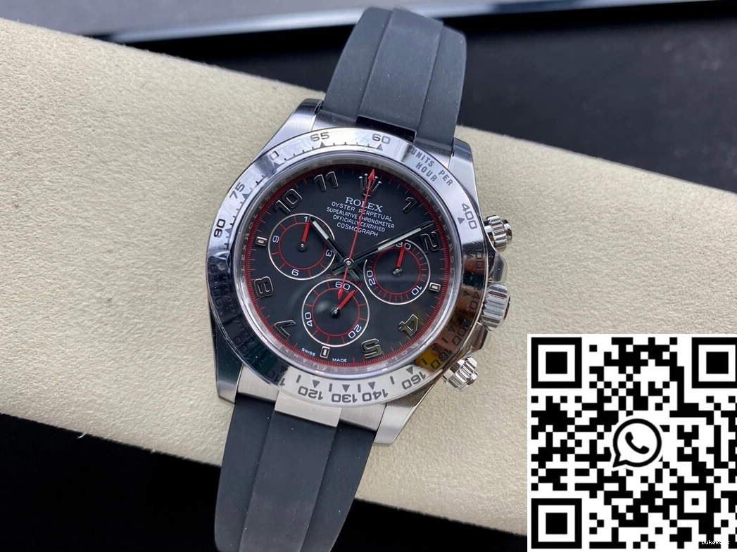 Clean 116509 Cosmograph Rolex Black Daytona Dial Factory 0425
